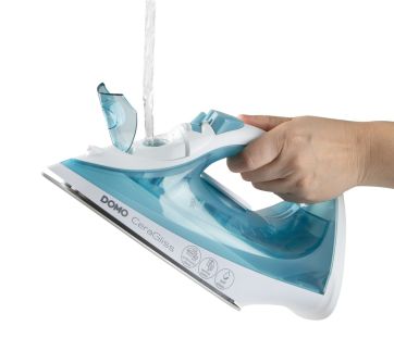 Napařovací žehlička CeraGliss - keramická - DOMO DO7060S, Příkon: 2 400 W, Parní ráz: 120 g/min
