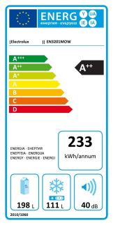 Chladnička komb. Electrolux EN3201MOW