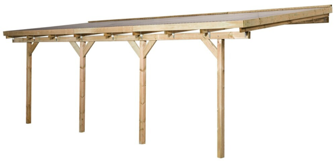 WEKA Dřevěná zahradní pergola 671 (7x3 m)