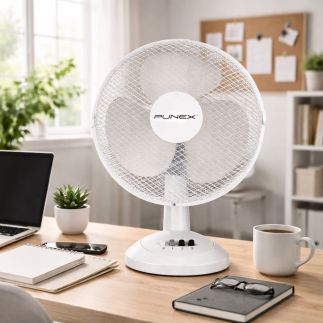 Stolní ventilátor, 30cm - Punex(R) - PFT1030, 40 W, 50 dB, 3 rychlosti, oscilace