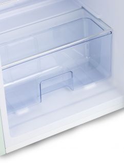 Retro lednice s mrazákem uvnitř - zelená - DOMO DO984RKMG, Objem chladničky: 194 l, Objem mrazáku: 24 l, Třída: E
