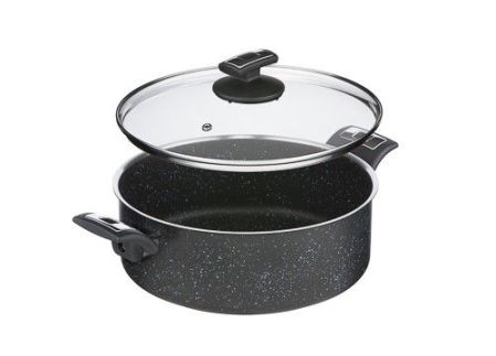 Kastrol BLACK GRANITEC s poklicí, průměr 26 cm, objem 4.5 l
