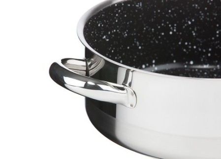 Kastrol CERAMMAX PRO STANDARD s poklicí, průměr 22 cm, objem 3.0 l, keramický povrch černý granit