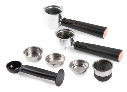 Espresso kávovar 3v1 - pákový, na pody i na kapsle - DOMO DO746K, 1 350 W, 20 Bar, nádržka na vodu 1,1 litru