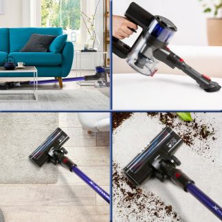 Tyčový aku vysavač 2v1 s BLDC motorem 22.2 V - PRIMO PR511SV, Li-on 22,2 V; 0,45l 