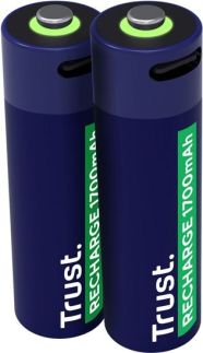 Trust USB-C Accu 1700 mAh 2P - AA