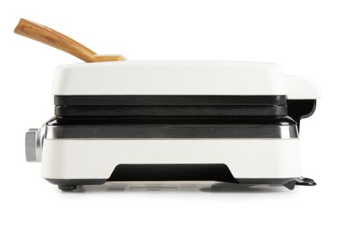 Vaflovač 4x7 s termostatem a časovačem - bílý - DOMO DO9280W, 1 520 W, manuální termostat, časovač, keramický nepřilnavý povrch