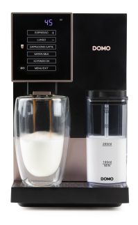 Automatický Espresso kávovar - černobronzový - DOMO DO743K, 1 350 W, 19 barů, LCD displej