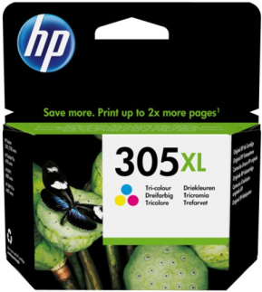 HP 305XL Tri-color, 3YM63AE