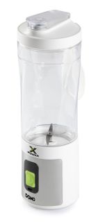 Aku smoothie mixér X-Power to go 120W - bílý - DOMO DO752BL, Příkon:120 W, Objem: 600 ml, USB dobíjení, dlouhá výdrž baterie