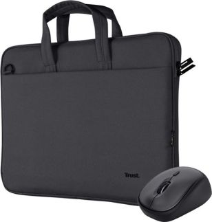 Trust Bologna Bag And Mouse Set Black