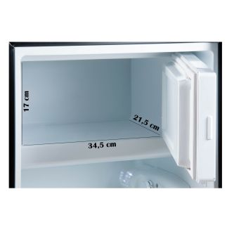 Lednice s mrazákem uvnitř - černá - PRIMO PR145FR, Objem 67+13 litrů, Třída: E