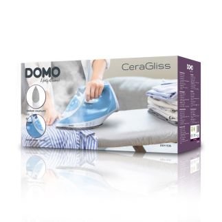 Napařovací žehlička - keramická - DOMO DO1153S, Příkon: 2 400 W, Parní ráz: 120 g/min