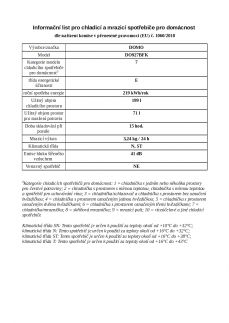 Lednice kombinovaná s mrazákem - stříbrná - DOMO DO927BFK, Objem chladničky: 199 l, Objem mrazáku: 71 l, Třída: E