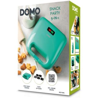 Sendvičovač a vaflovač 5v1 - DOMO DO1109C, Příkon: 750 W