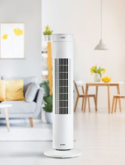 Ventilátor sloupový s dálkovým ovládáním- DOMO DO8154, 76 cm, 35 W