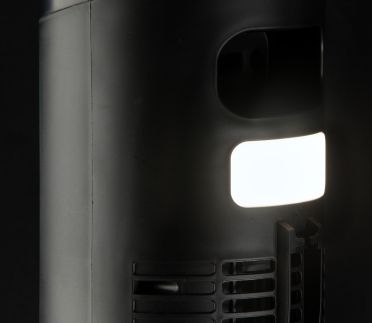 Sloupový ventilátor s ovládáním a podsvícením - DOMO DO8153, 106 cm, 50 W, abientní světlo