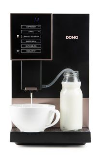 Automatický Espresso kávovar - černobronzový - DOMO DO743K, 1 350 W, 19 barů, LCD displej
