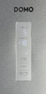 Lednice kombinovaná s mrazákem dole -  DOMO DO91334C, Objem chladničky: 216 l *, Objem mrazáku: 112 l *, Třída: C