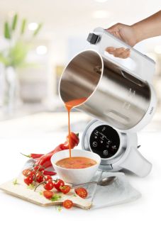 Automatický polévkovar - DOMO DO737BL, Objem: 1,6 l, 4 programy, Příkon: 1 000 W