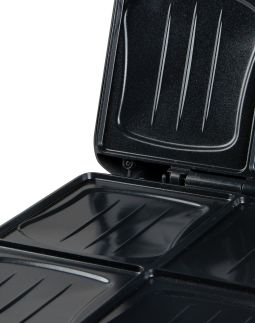 Sendvičovač XXL na 4 sendviče - černý - DOMO DO9296C, Příkon (W) 1800,  povrch bez PFAS