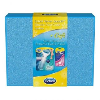 Elektrický pilník na chodidla Scholl Velvet Smooth + Scholl GelActiv vložky