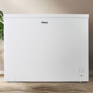Pultový mrazák 2v1 - 293 litrů - bílá - PRIMO PR188DVK, Objem mrazáku: 293 l , Třída: D