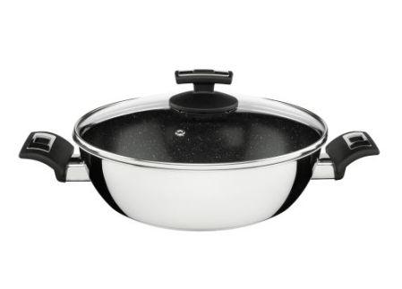 Pánev CERAMMAX PRO COMFORT, s poklicí, průměr 26 cm, objem 3.4 l, černý GRANIT