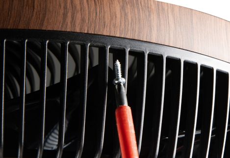 Stojanový ventilátor s 3D oscilací - Wood Style - DOMO DO8155, 33 cm, dálkové ovládání 