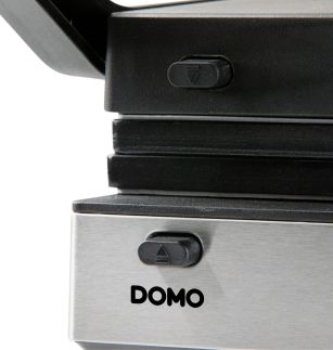 Kontaktní gril a vaflovač 2v1 - DOMO DO9287G, Keramický povrch PFAS free, Příkon: 1 800 W, Možnost otevření o 180°