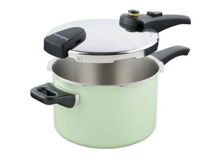 Tlakový hrnec BIOMAX s BIO ventilem, průměr 22 cm, objem 6.0 l, COMFORT GREEN