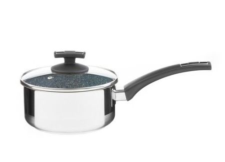 Rendlík CERAMMAX PRO COMFORT s rukojetí, s poklicí, průměr 18 cm, objem 2.0 l, keramický povrch šedý granit