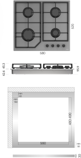 Kluge KPG6030BG
