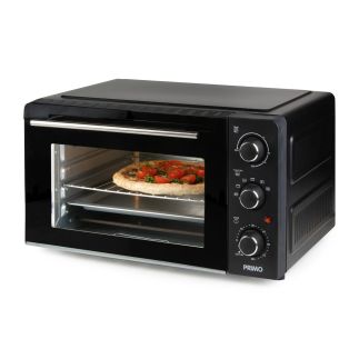 Elektrická horkovzdušná mini trouba 28 litrů - PRIMO PR254OV, Objem: 28 l, Příkon: 1500 W, (š x h x v) 52,4 x 42,7 x 30 cm