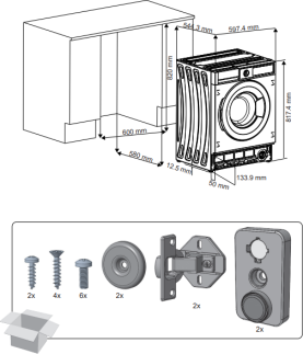 Kluge KWF2481BI