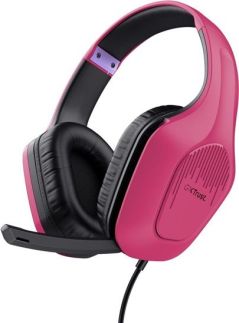 Trust GXT415P Zirox Headset – Pink