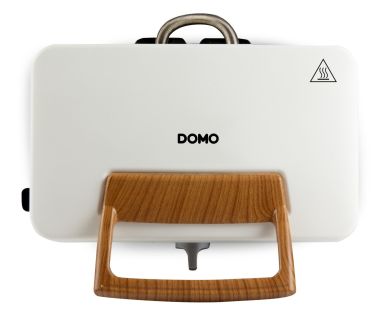 Sendvičovač - Gril - Vaflovač - 3v1 - bílý - DOMO DO9277C, příkon 1 100 W, termostat, bílá barva