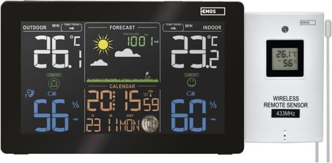 Emos E5111 Domácí bezd. Meteostanice