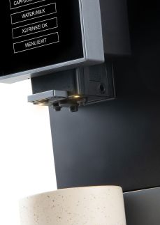 Automatický Espresso kávovar - černo šedý - DOMO DO744K, 1 350 W, 19 barů, LCD displej