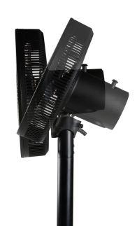 Stojanový ventilátor 2v1-  černý - DOMO DO8157, Průměr vrtule: 30,5 cm