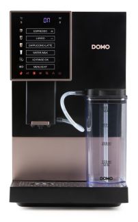Automatický Espresso kávovar - černobronzový - DOMO DO743K, 1 350 W, 19 barů, LCD displej