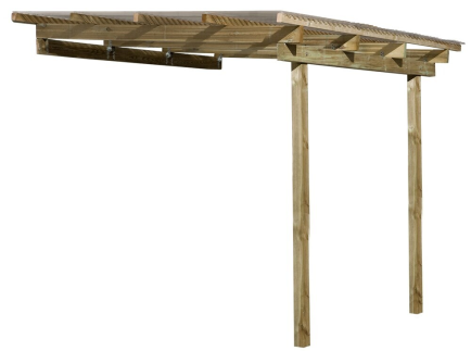 WEKA Dřevěná zahradní pergola 671 (3x2,5 m)