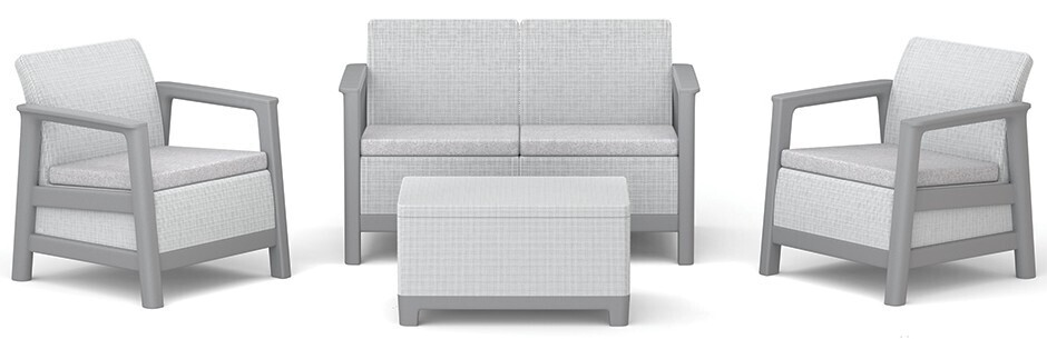 SCANDI LINEA SET - Ash grey/Storm grey