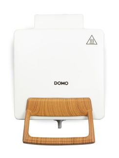 Vaflovač 4x7 s termostatem - bílý - DOMO DO9274W, 1 400 W, manuální termostat, keramický nepřilnavý povrch
