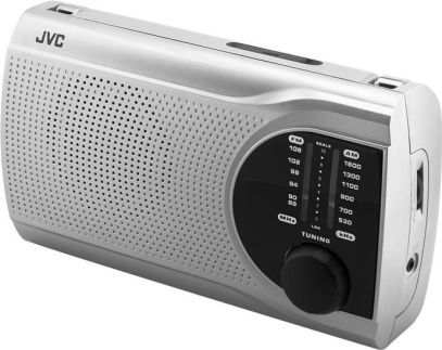 JVC RA-E321S stříbrný Radiopřijímač 