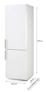 Lednice kombinovaná s mrazákem dole - DOMO DO91308C, Třída: C