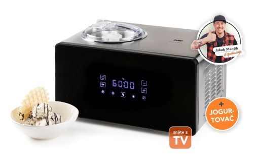 Zmrzlinovač s kompresorem a jogurtovač - DOMO DO9252I, Objem: 1,5 l