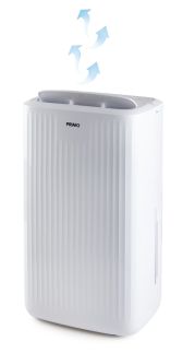 Mobilní odvlhčovač vzduchu - bílý - PRIMO PR581DH, Výkon: 10 l / 24 h, Objem: 2 l