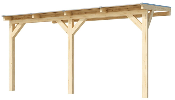 WEKA Dřevěná zahradní pergola 672 (4,3x2,7 m)