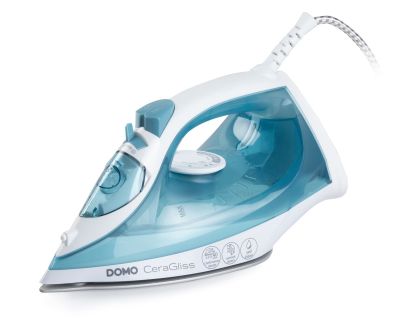 Napařovací žehlička CeraGliss - keramická - DOMO DO7060S, Příkon: 2 400 W, Parní ráz: 120 g/min